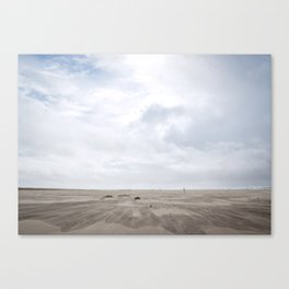 Grayland Beach on a Cloudy Day Canvas Print
