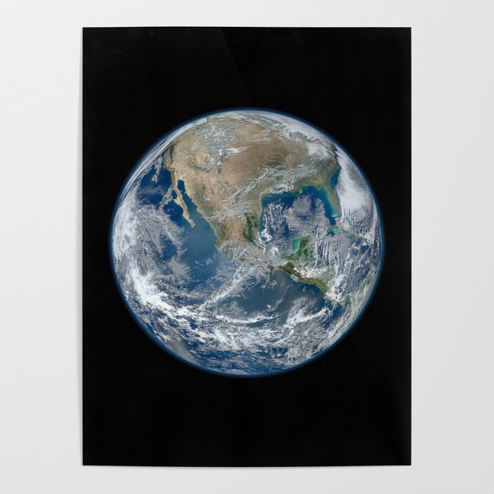 Planet Earth from Above Poster