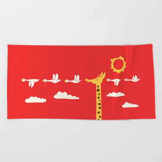 I'm Like A Bird Beach Towel
