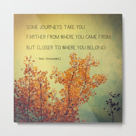 Journeys Metal Print