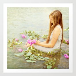 Ophelia Art Print | Photo, Fineart, Ophelia, Nature, People 