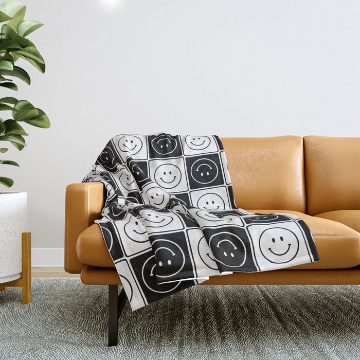 Smiley face hotsell blanket