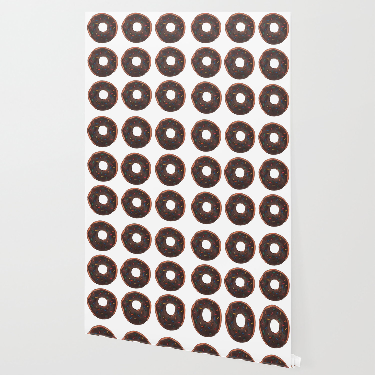 Chocolate Doughnuts Wallpaper By Hayleyhackler Society6