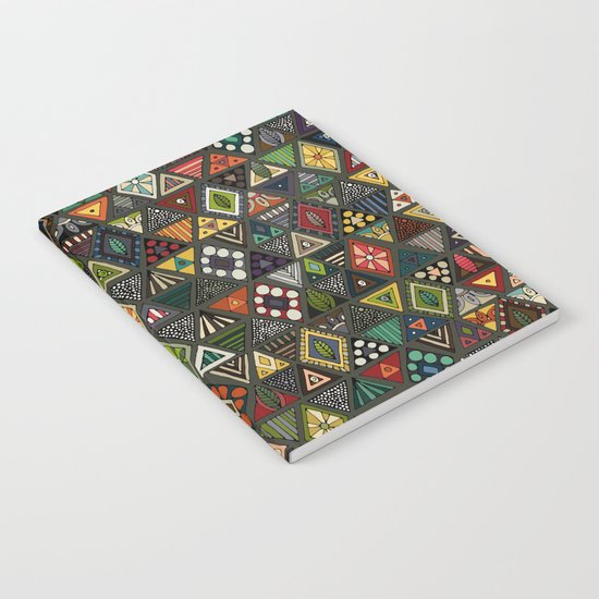 sun bear geo dark Notebook