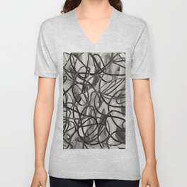 Abstract expressionist Art. Abstract Painting 29. V Neck T Shirt