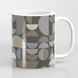 Midcentury modern stone half circles Coffee Mug