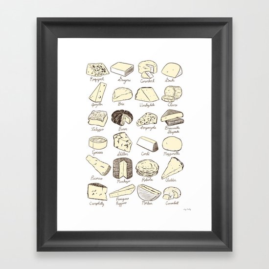 Cheeses is Love Framed Art Print