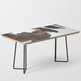 Kisses From The West - Faux Cowhide Modern Southwestern Print Coffee Table