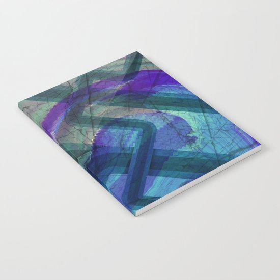 Industrial Landscape Abstract Notebook