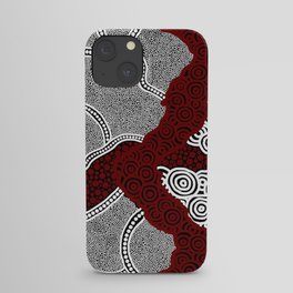Authentic Aboriginal Art  - Untitled iPhone Case
