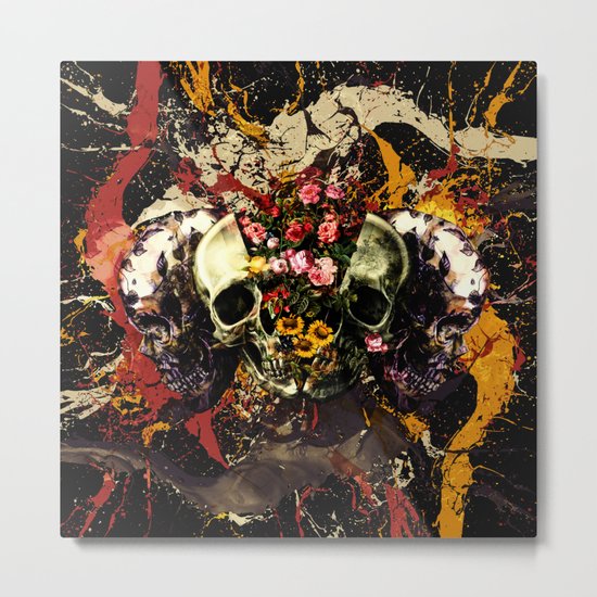 SKULL II Metal Print