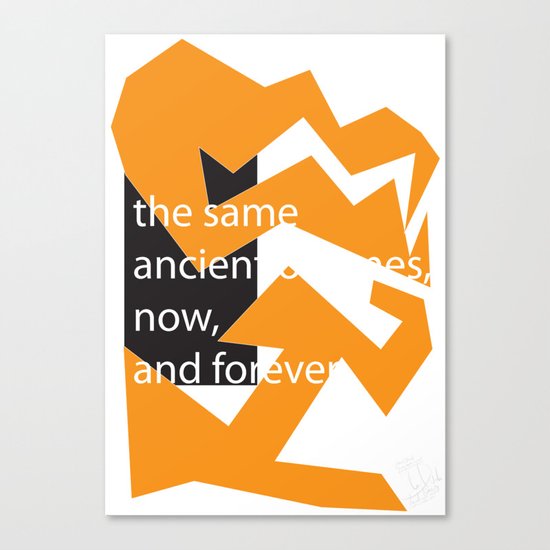 The Same Canvas Print