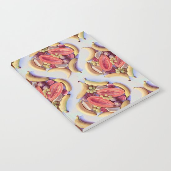 Fruit Salad - a tropical pattern Notebook