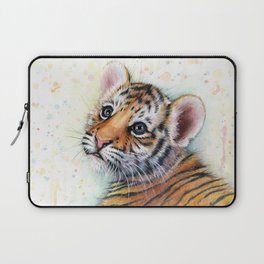 Tiger Cub Watercolor Laptop Sleeve