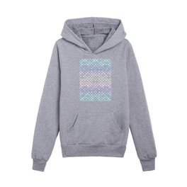 Pretty Mermaid Scales 01 Kids Pullover Hoodies