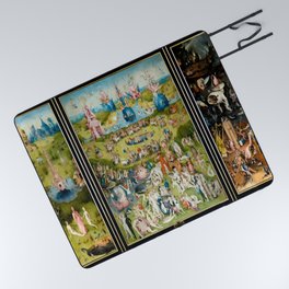 Hieronymus Bosch's The Garden of Earthly Delights Picnic Blanket