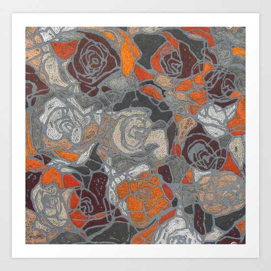 Relief Art Print