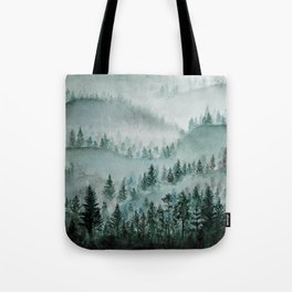 Misty Forest Tote Bag