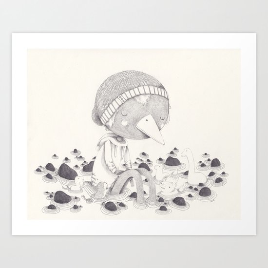 Géant Art Print