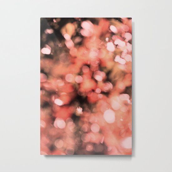 Bokeh Bubbly Metal Print