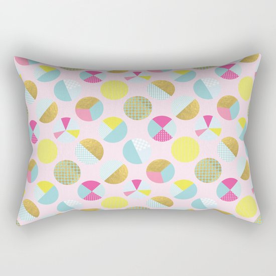 Goldielocks Gold Spots Rectangular Pillow