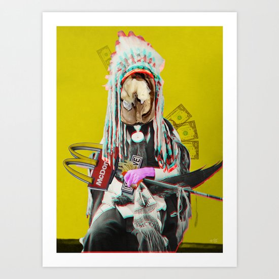 Indian Pop 84 Art Print