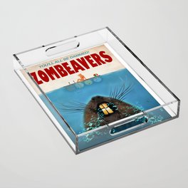 Zombeavers Acrylic Tray