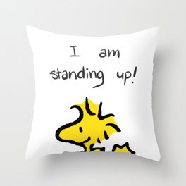 Woodstock from Snoopy Throw Pillow