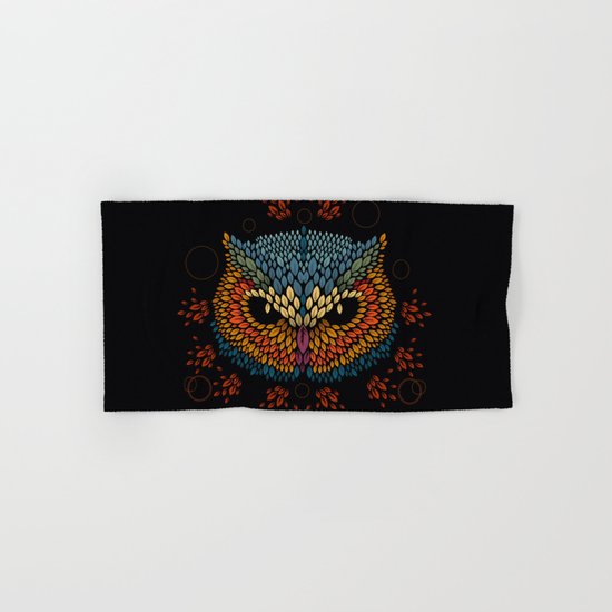 Owl Face Hand & Bath Towel