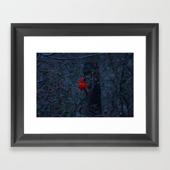 Color in the Dreary Framed Art Print