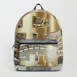 Bitcoin with dollar bills, cryptocurrency concept Backpack | Banking, Crypto, Money, Digital, Finance, Forex, Collage, Ecommerce, Virtual, Blockchain 