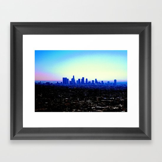 Haze of El Lay Framed Art Print