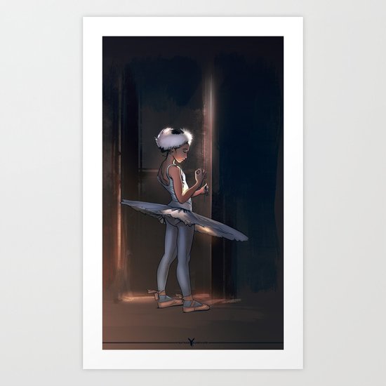 Ballet Dancer #1 Art Print