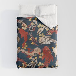 Kyoto Koi Pattern Duvet Cover