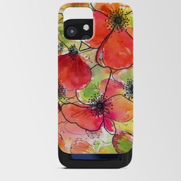 poppies = summer  iPhone Card Case