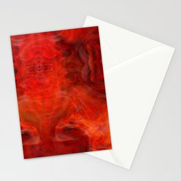 Red Shapes Stationery Card