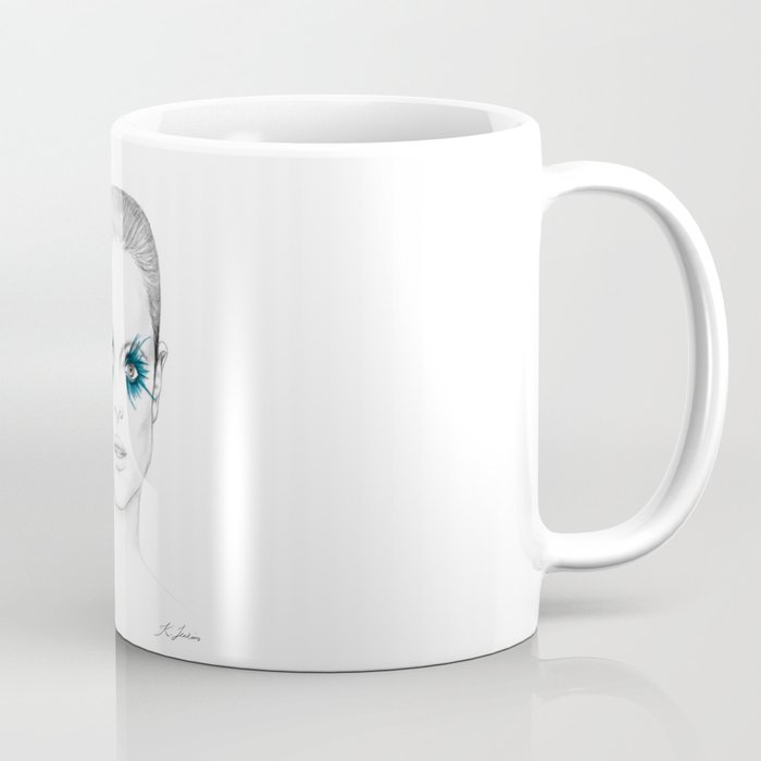 Blue Eyed Girl Coffee Mug