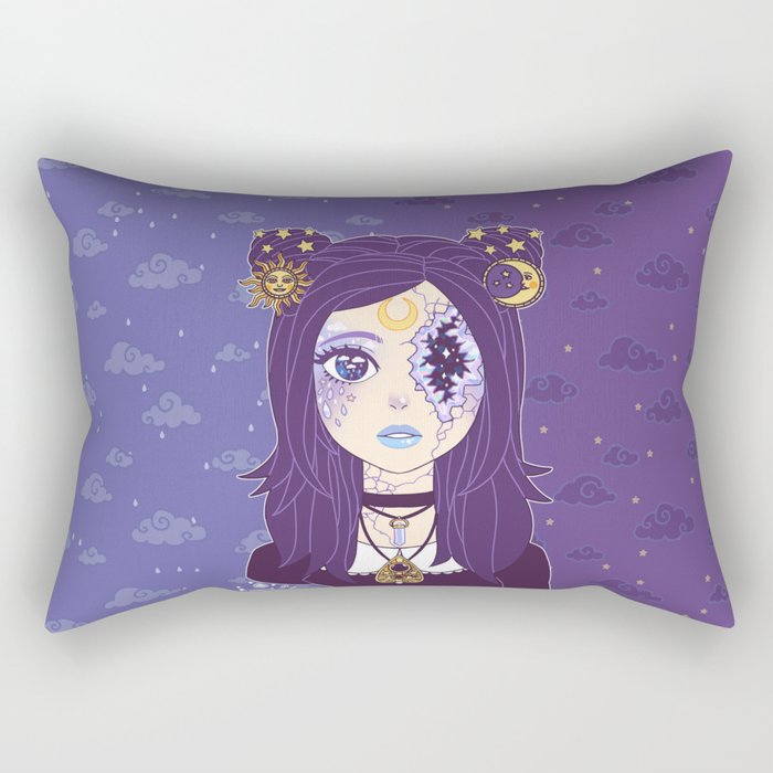 Celestial Witch Rectangular Pillow