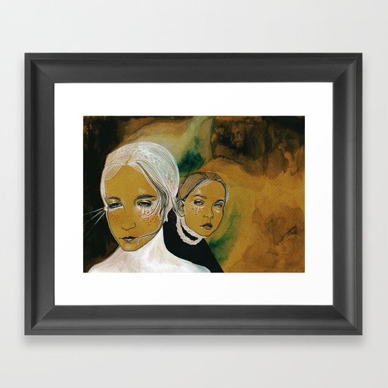 you and i and us (sen, ben, ve biz) Framed Art Print