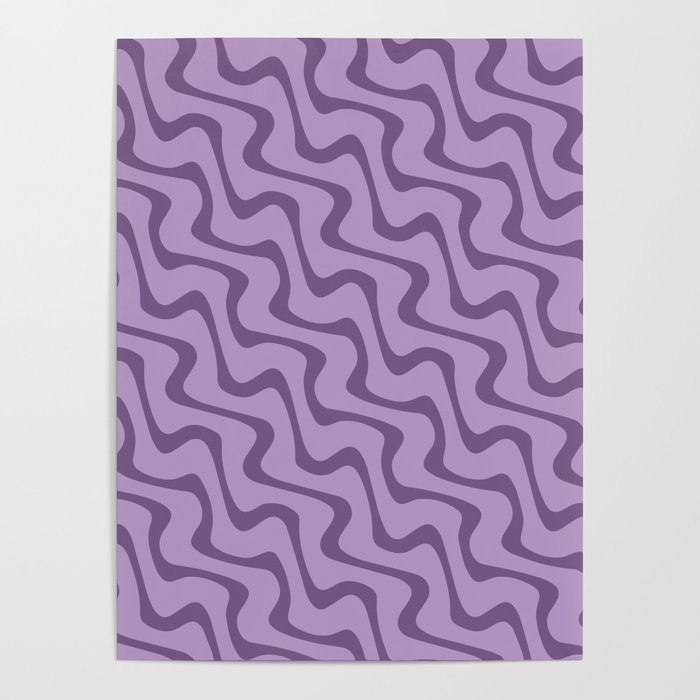 Orchid Zig Zag Poster by Pulaski Shepherd Clothing & Supply Co. Society6