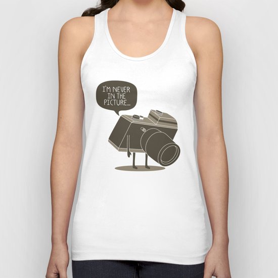 Never in the picture... Unisex Tank Top