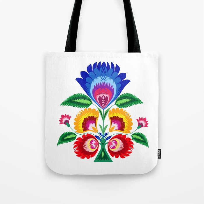 folk flower Tote Bag
