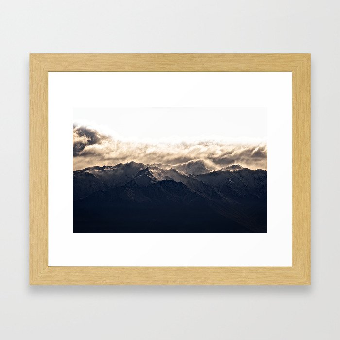 Mountain Storm Framed Art Print