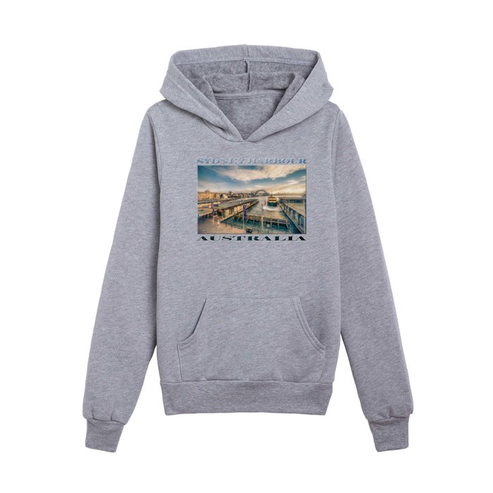 Circular Quay, Sydney Kids Pullover Hoodie