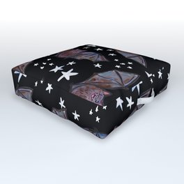Super Cute Kawaii Bats and Stars Pattern Outdoor Floor Cushion