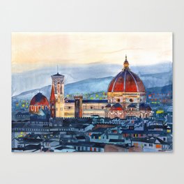 Firenze Cathedral Canvas Print