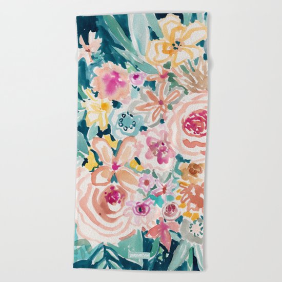 SMELLS LIKE PEACH BEACH Beach Towel