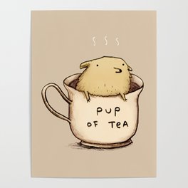 Pup of Tea Poster