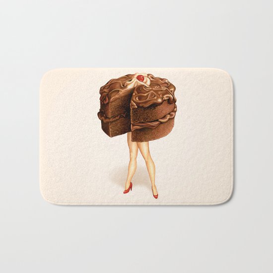 Cake Girl - Chocolate Bath Mat
