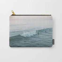 lets surf v Carry-All Pouch | Pastel, Landscape, Graphicdesign, Curated, Vintage, Painting, Love, Abstract, Photo, Surfing 